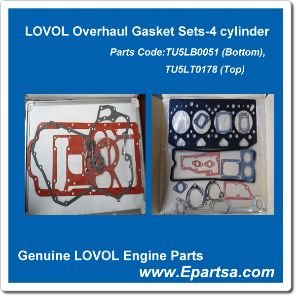 Lovol Overhaul Gasket Sets-4 Cylinder