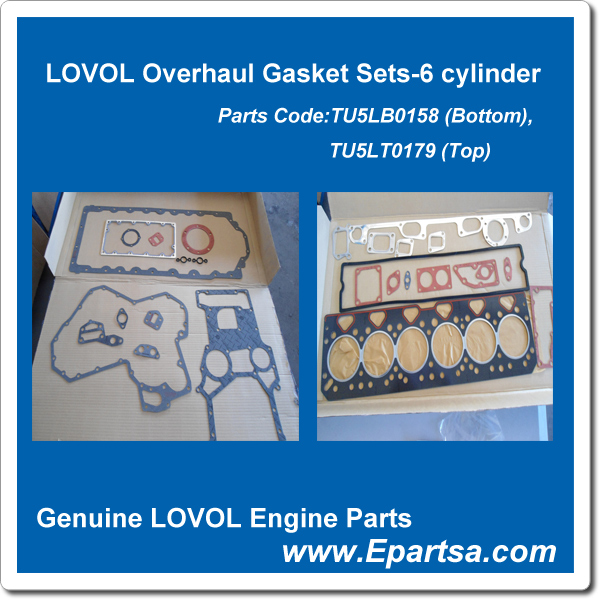 Lovol Overhaul Gasket Sets-6 Cylinder